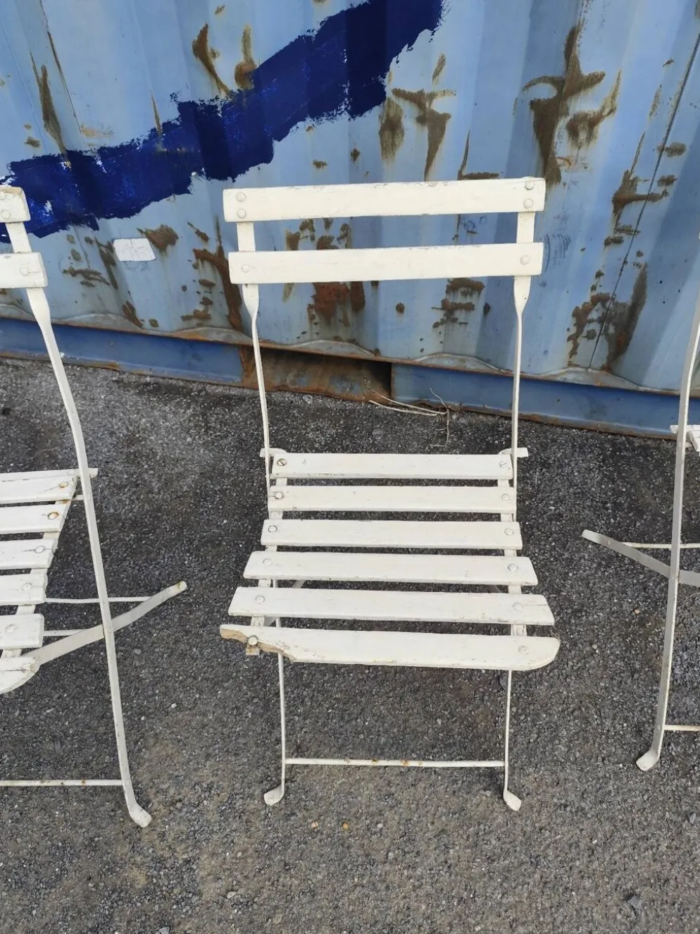 Lot de 4 chaises de jardin