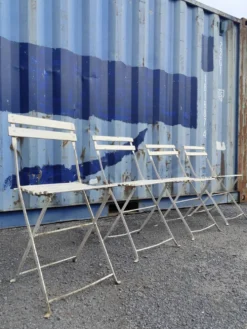 Lot de 4 chaises de jardin