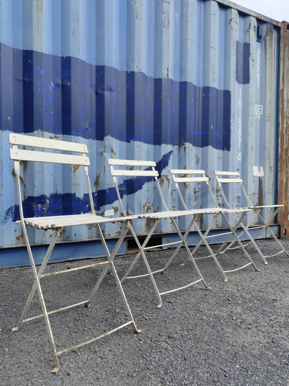 Lot de 4 chaises de jardin