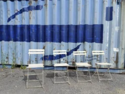 Lot de 4 chaises de jardin
