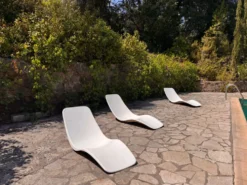 Lot de 3 chaises longues Zublena