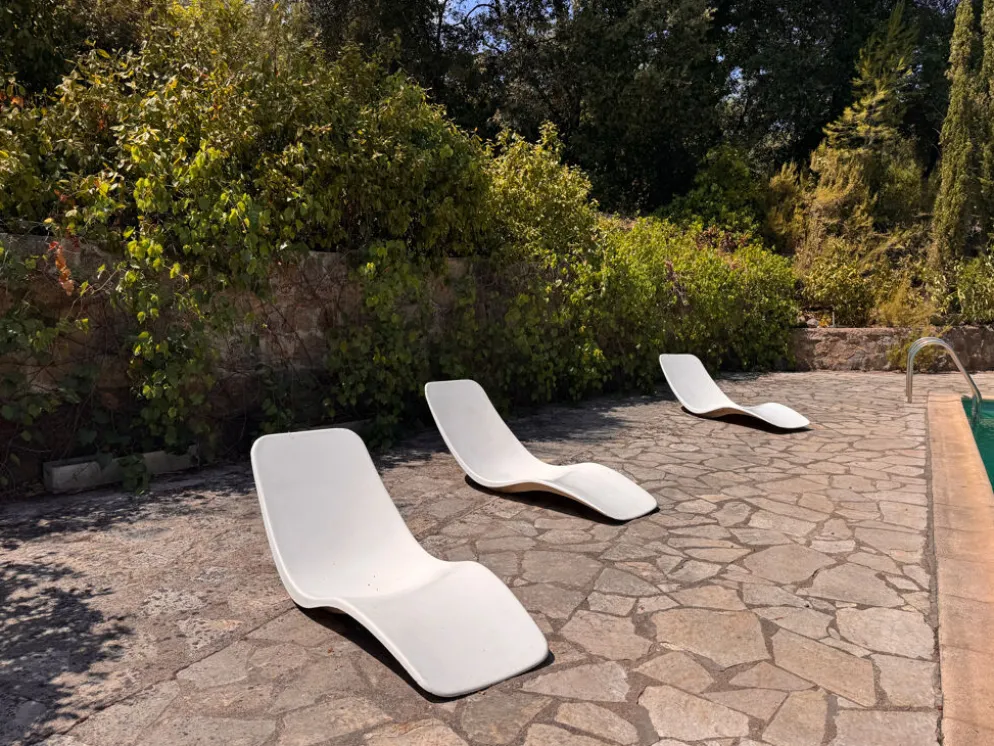 Lot de 3 chaises longues Zublena
