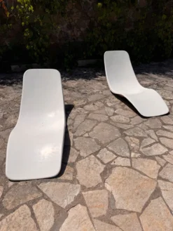 Lot de 3 chaises longues Zublena