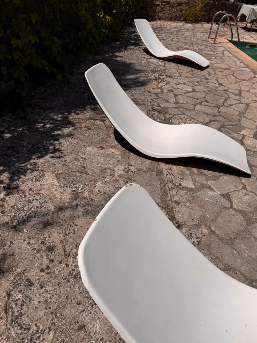 Lot de 3 chaises longues Zublena