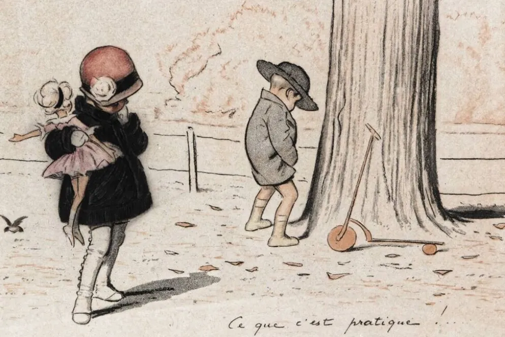 Lot de deux lithographies de Georges Redon (1869-1943)