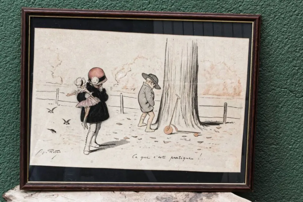 Lot de deux lithographies de Georges Redon (1869-1943)