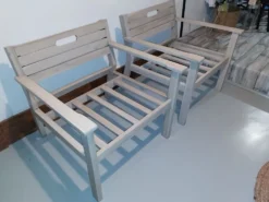 Lot de 2 fauteuils de jardin