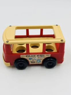 Lot de 4 jouets en bois Fisher-price années 60