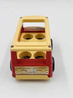 Lot de 4 jouets en bois Fisher-price années 60