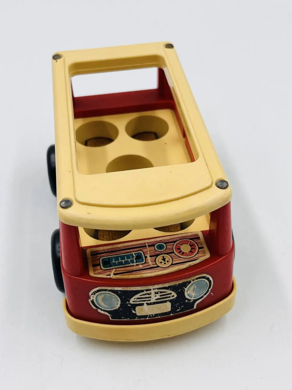 Lot de 4 jouets en bois Fisher-price années 60