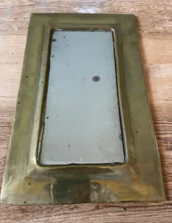 Lot de 4 miroirs en laiton vintage