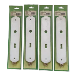 Lot de 4 plaques de propreté porcelaine