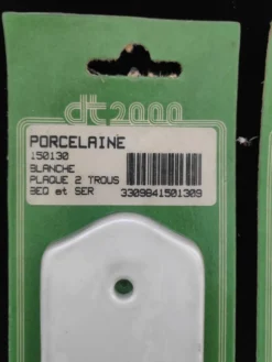 Lot de 4 plaques de propreté porcelaine