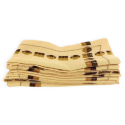 Lot de 6 serviettes de table vintage années 60/70