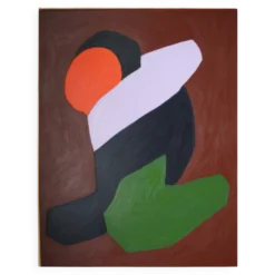 Lovers peinture couple minimaliste