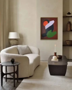 Lovers peinture couple minimaliste