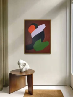 Lovers peinture couple minimaliste