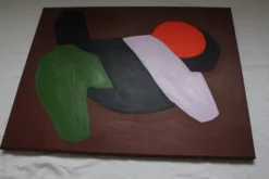 Lovers peinture couple minimaliste