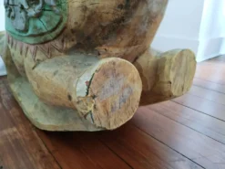 Éléphant à bascule, travail indien, 65 x 67 cm