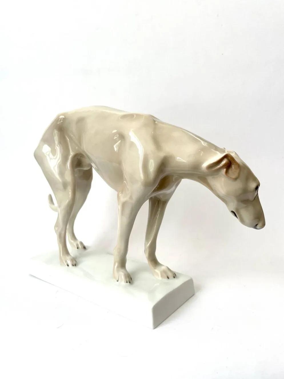 Lévrier par Dorothea Moldenhauer, Rosenthal, 1920