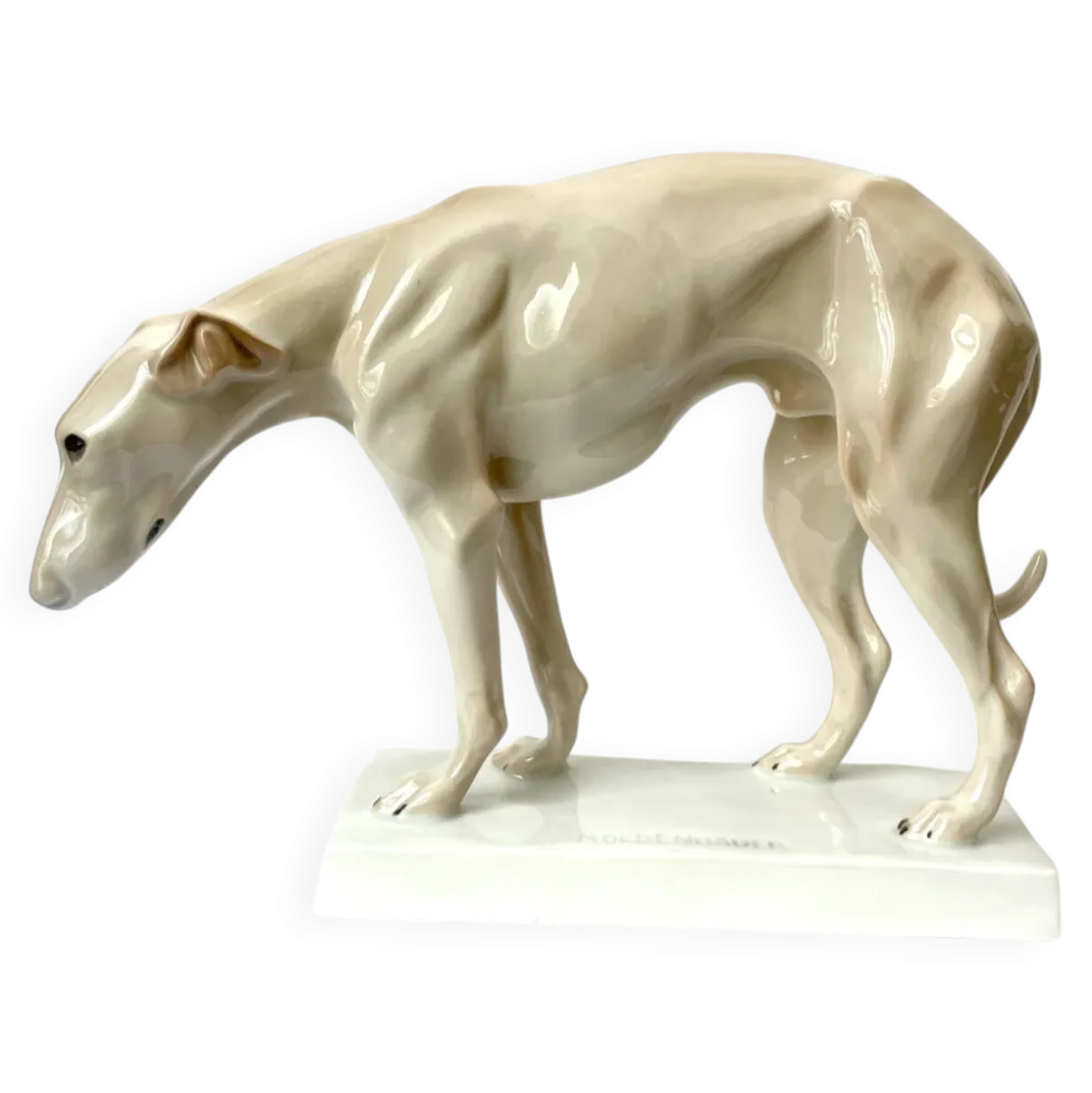 Lévrier par Dorothea Moldenhauer, Rosenthal, 1920