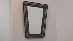 Magnifique miroir mural en mosaïque scandinave des années 1960