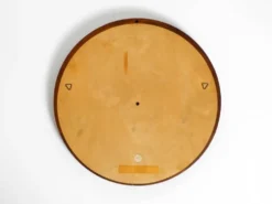 Magnifique miroir mural rond en teck des années 1960 par TH. POSS 'EFTF Copenhague Danemark