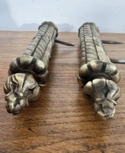 Magnifique Rare Lot Paumelles ,Serrure ,Poignées Plaques Propreté ,Por
