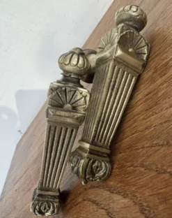 Magnifique Rare Lot Paumelles ,Serrure ,Poignées Plaques Propreté ,Por