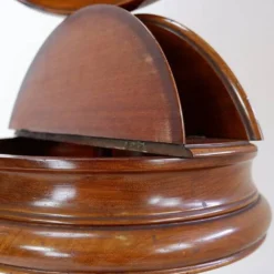 Mahogany Psyche barber mirror - Turned Wood 19th century
