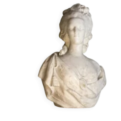 Marie-Antoinette, buste en marbre de Carrare