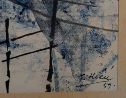 Marine encre et aquarelle