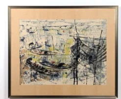 Marine encre et aquarelle