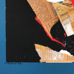 Martine rosset.1949-2011.encre et collage.