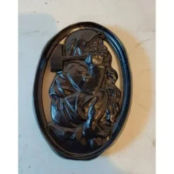 Mascaron fonte personnage au marteau 