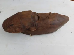 Masque africain bois des années 50