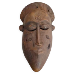 Masque africain bois des années 50