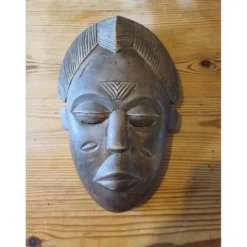 Masque africain bois des années 50/60