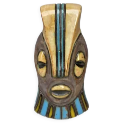Masque africain en céramique