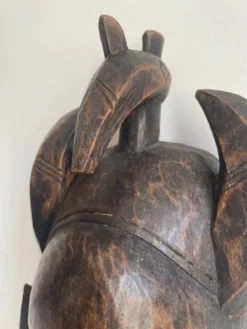 Masque africain, style Baoulé