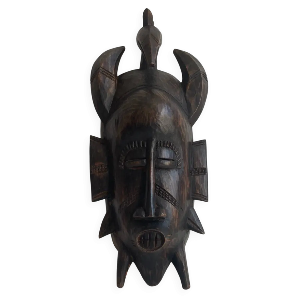 Masque africain, style Baoulé