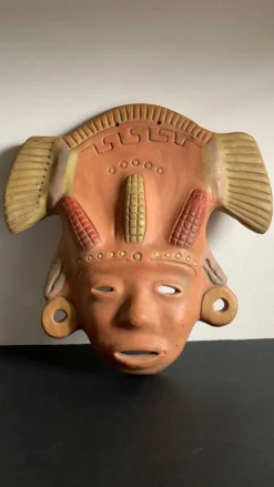 Masque art populaire mexique vintage