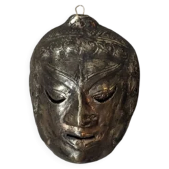 Masque de théâtre Indonésie bronze antique