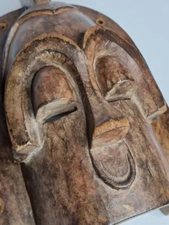 Masque Emboli Traditionnel – Art Tribal Bakota, Gabon, Années 1950-60
