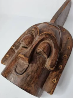 Masque Emboli Traditionnel – Art Tribal Bakota, Gabon, Années 1950-60