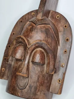 Masque Emboli Traditionnel – Art Tribal Bakota, Gabon, Années 1950-60