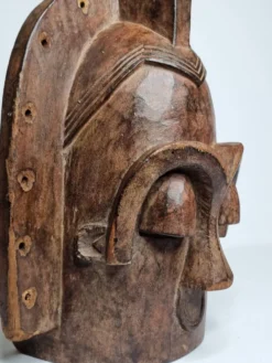Masque Emboli Traditionnel – Art Tribal Bakota, Gabon, Années 1950-60