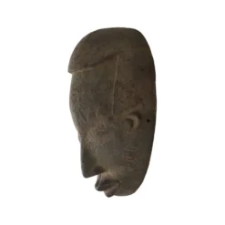 Masque en bois vintage Afrique Art Tribal Cérémonial Congo 38cm