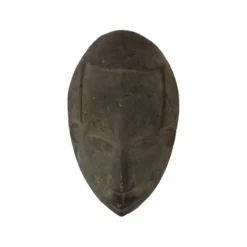 Masque en bois vintage Afrique Art Tribal Cérémonial Congo 38cm