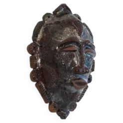 Masque en ceramique africaniste 1960